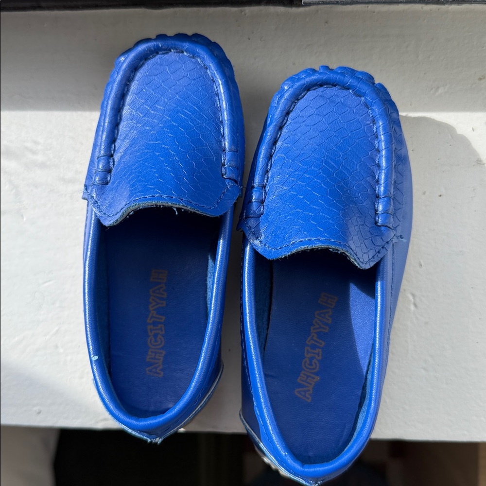 Blue Moccasin Loafers